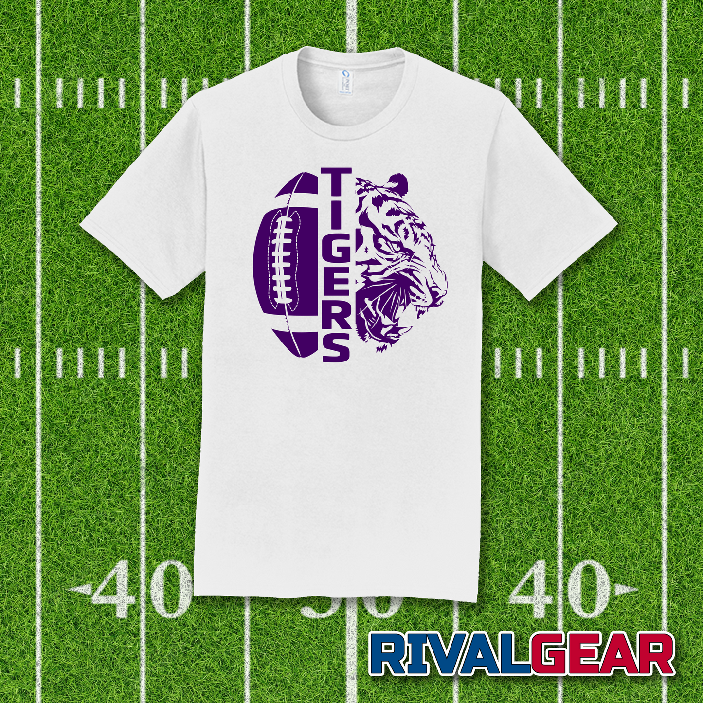 Athletic Spirit - LSU Football Fans T-Shirt