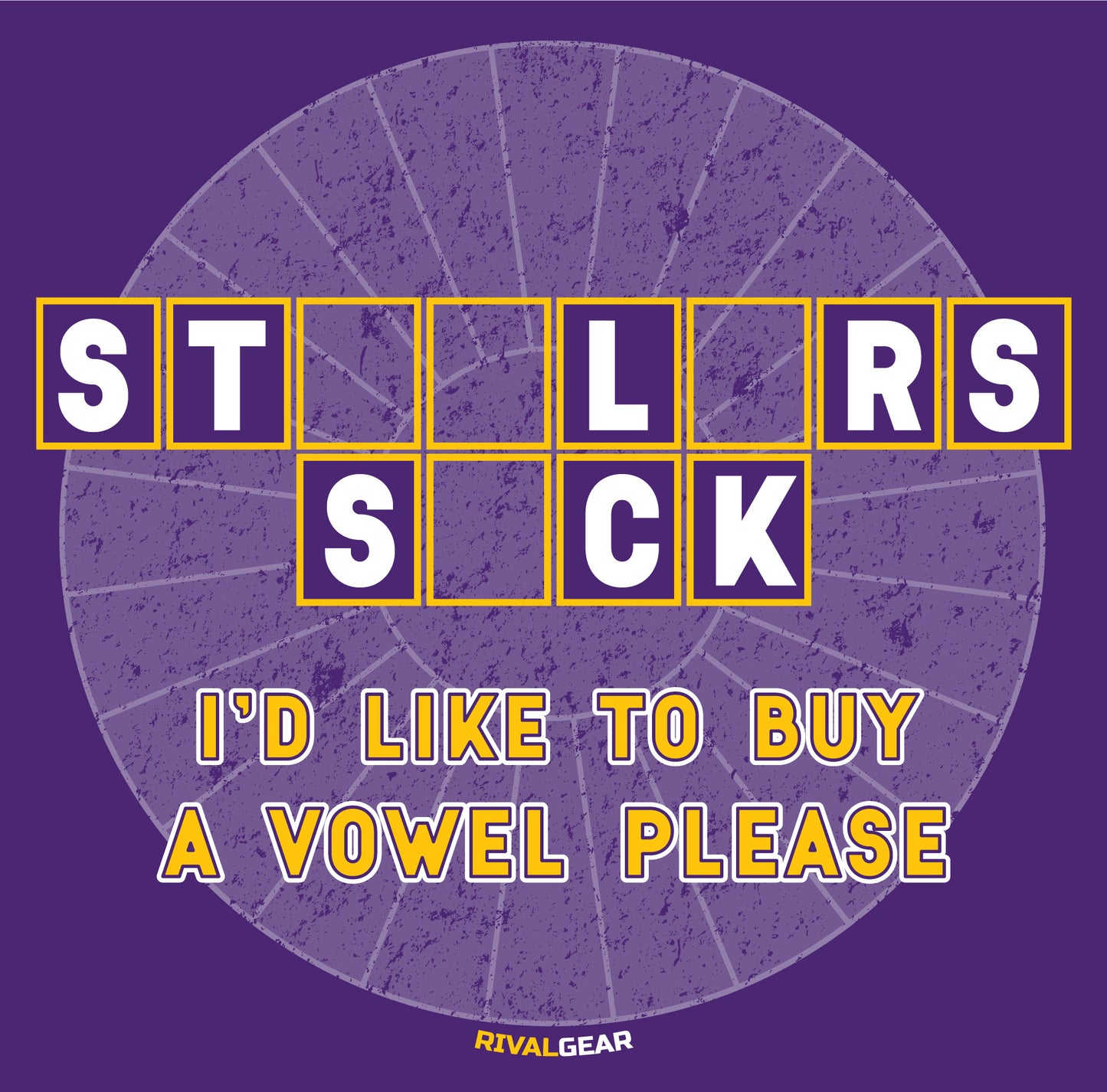 Buy A Vowel T-Shirt for Ravens Football Fans (Anti-Steelers)