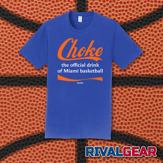 Choke T-Shirt for UF Gators Basketball Fans (Anti-Miami)