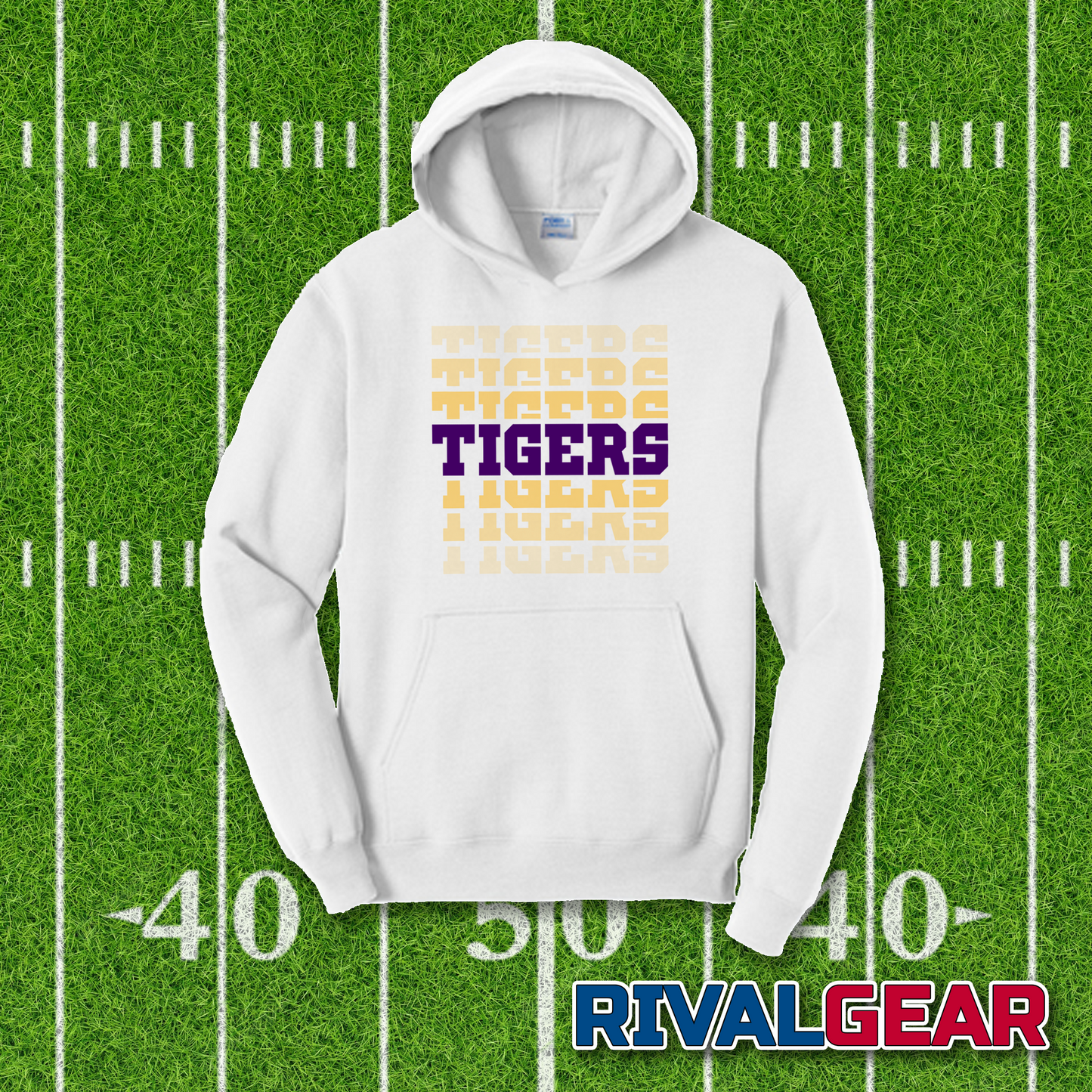 Tigers Echo - LSU Football Fans Hoodie