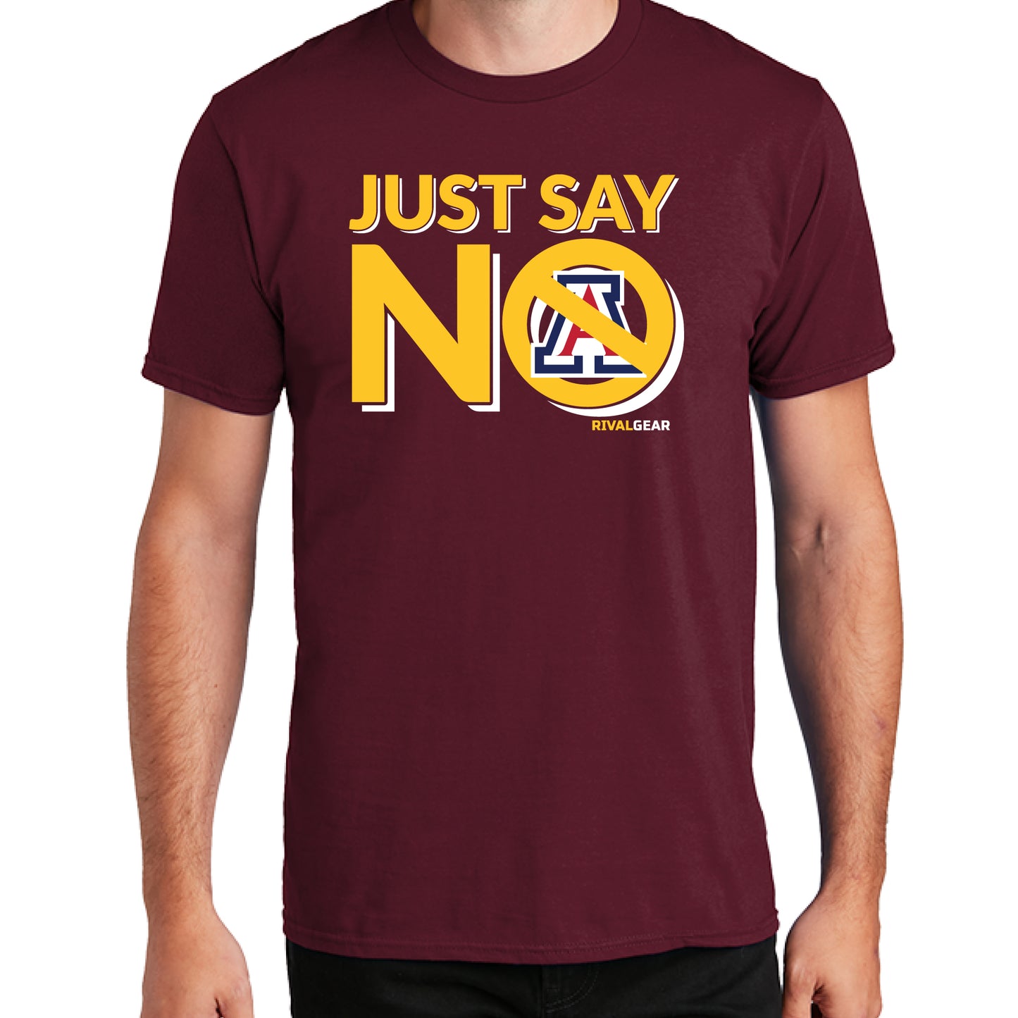 Just Say No T-Shirt for Arizona State Football Fans (Anti-Airzona)