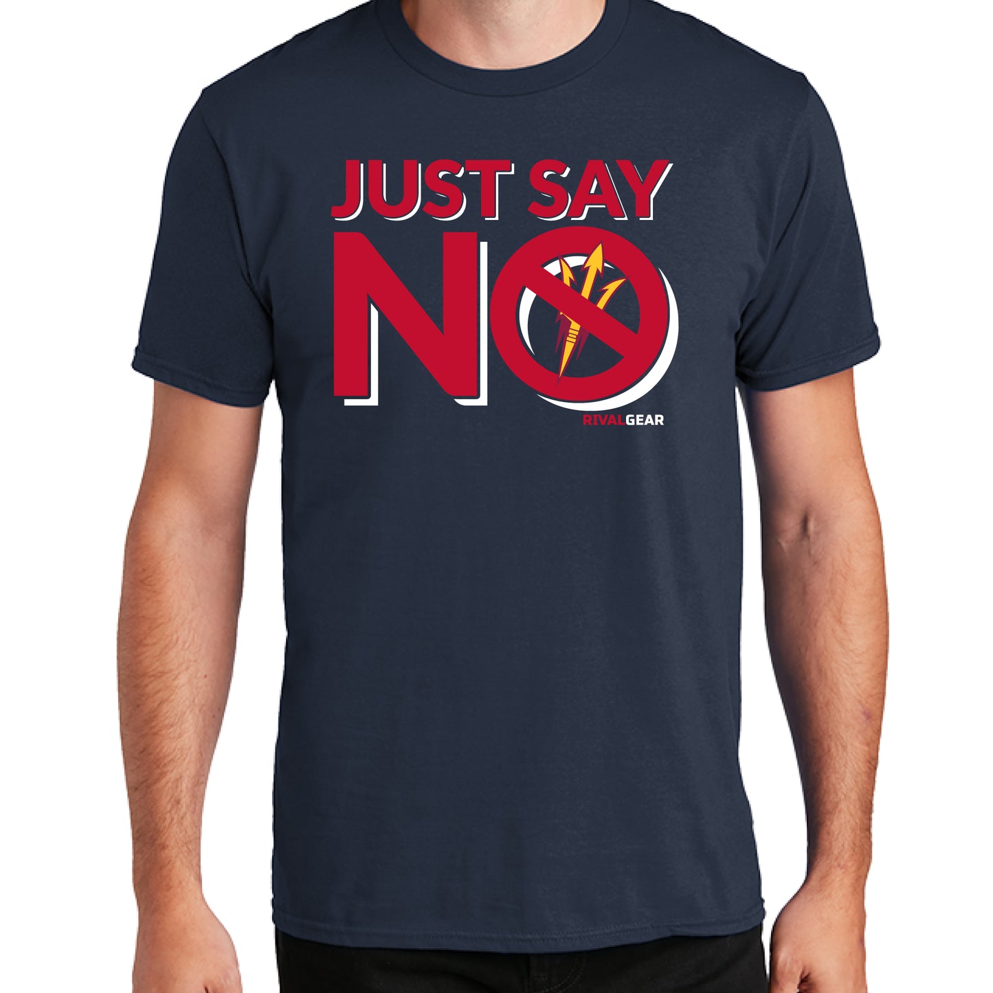 Just Say No T-Shirt for Arizona Football Fans (Anti-Airzona State)