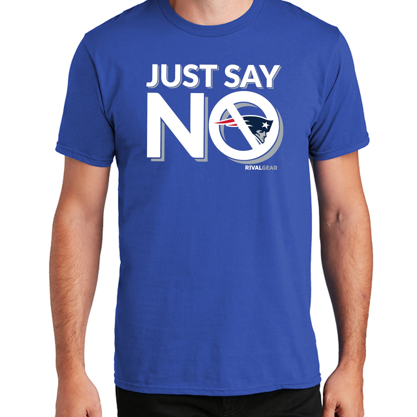 Just Say No T-Shirt for Colts Football Fans (Anti-Patriots)