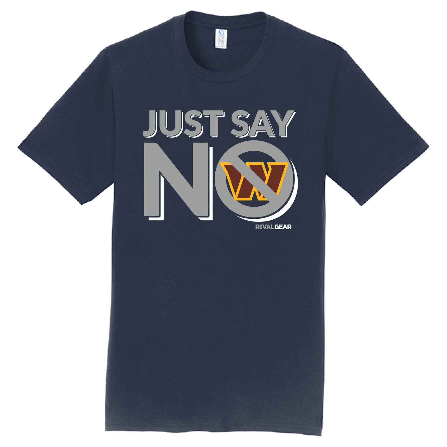 Just Say No T-Shirt for Cowboys Football Fans (Anti-Commanders)