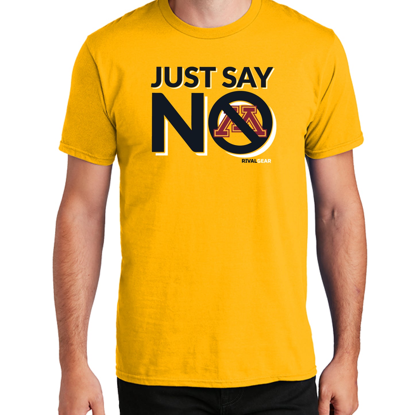 Just Say No T-Shirt for Iowa Football Fans (Anti-Minnesota)