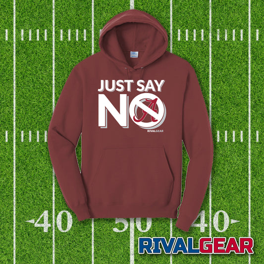 Just Say No Hoodie for Mississippi State Football Fans (Anti-Alabama)