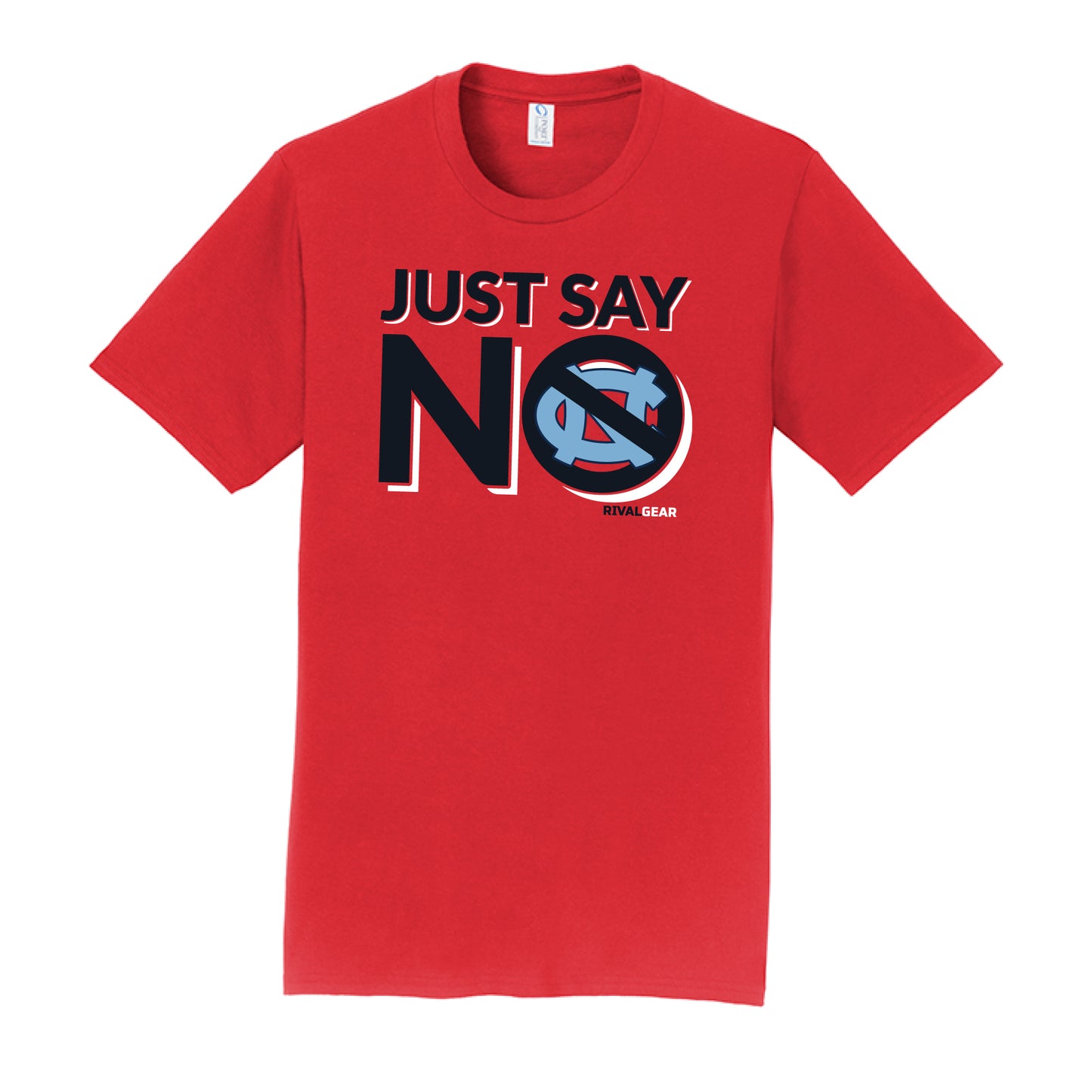 Just Say No T-Shirt for NC State Football Fans (Anti-Tarheels)