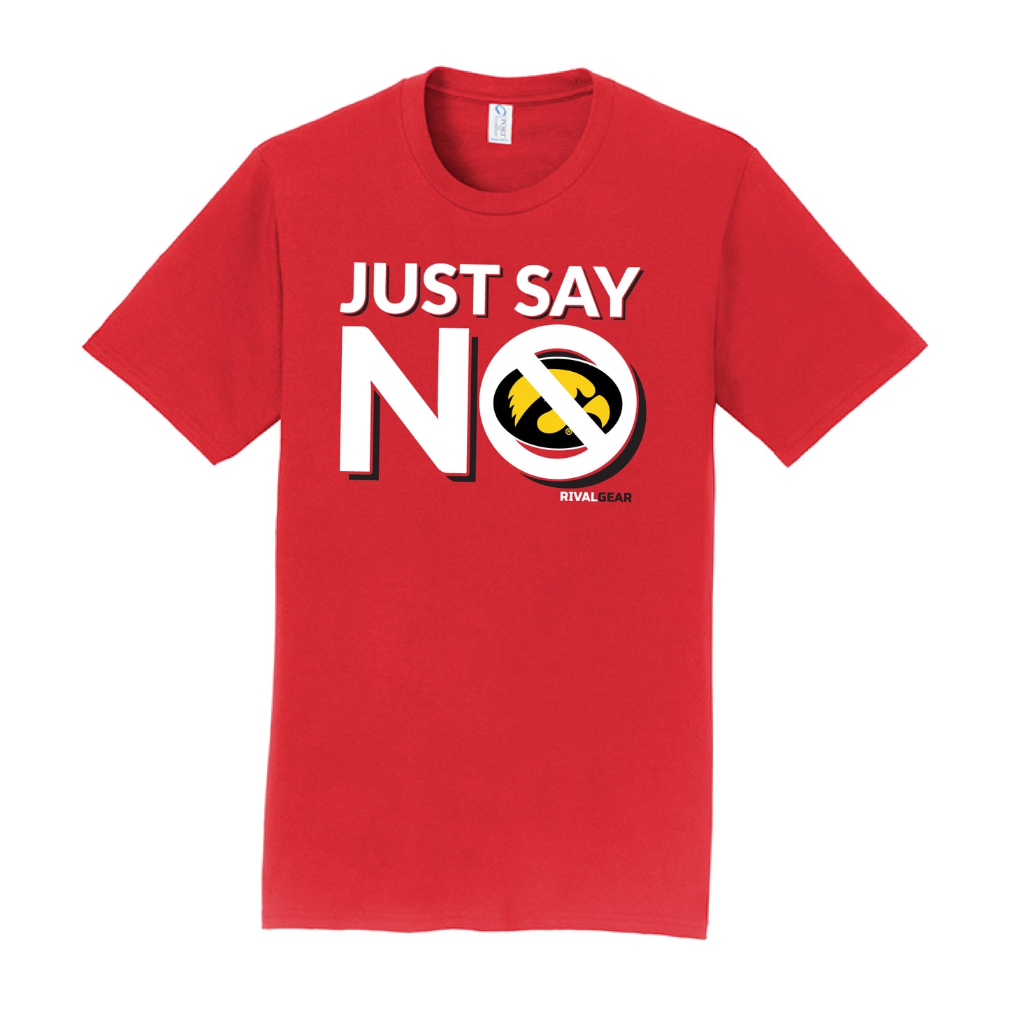 Just Say No T-Shirt for Nebraska Football Fans (Anti-Iowa)
