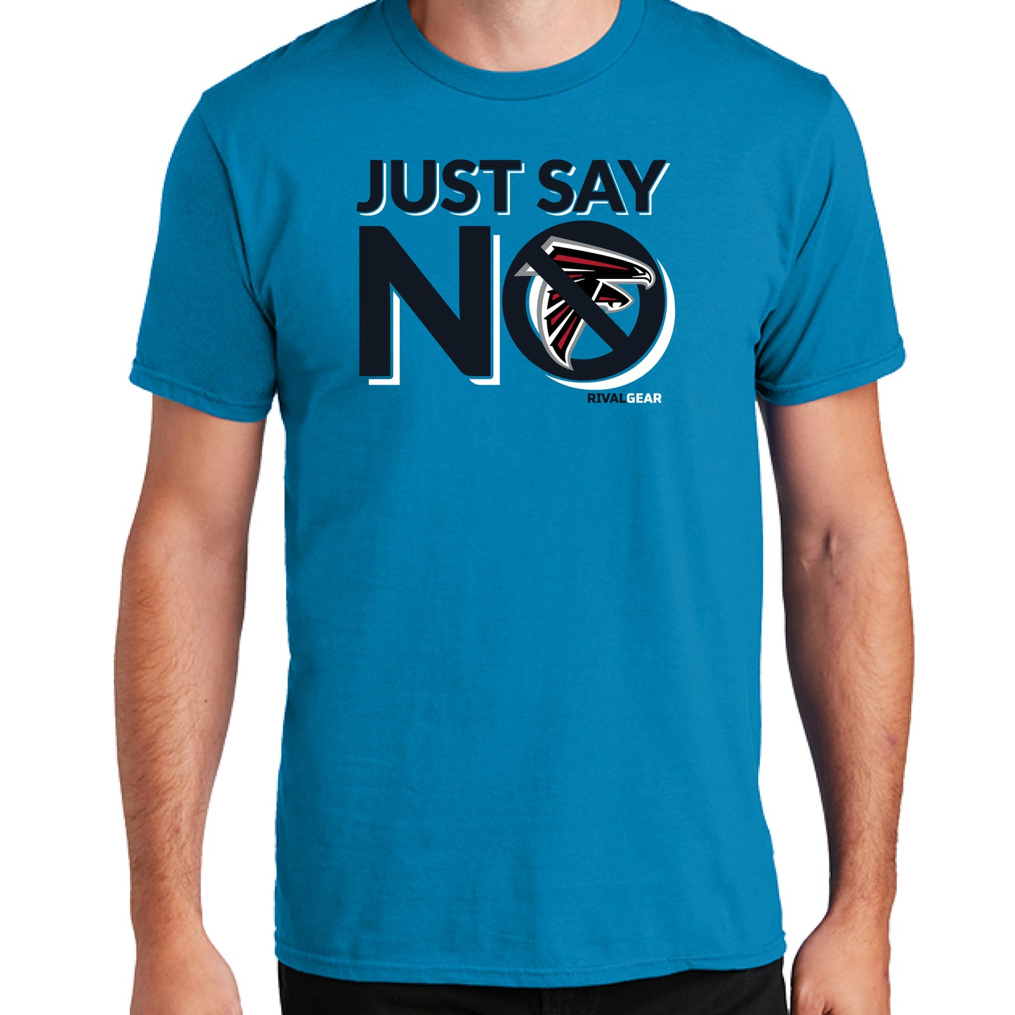 Just Say No T-Shirt for Panthers Football Fans (Anti-Falcons)