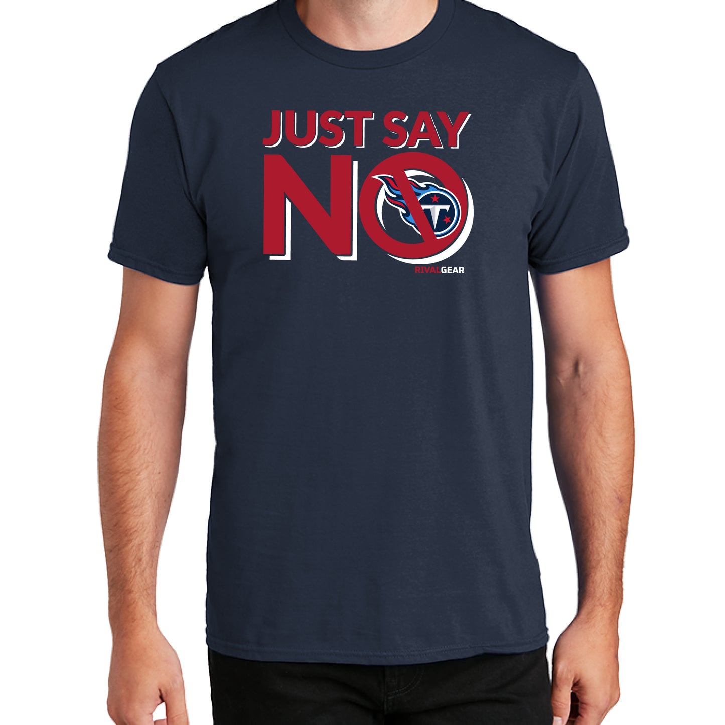 Just Say No T-Shirt for Texans Football Fans (Anti-Titans)