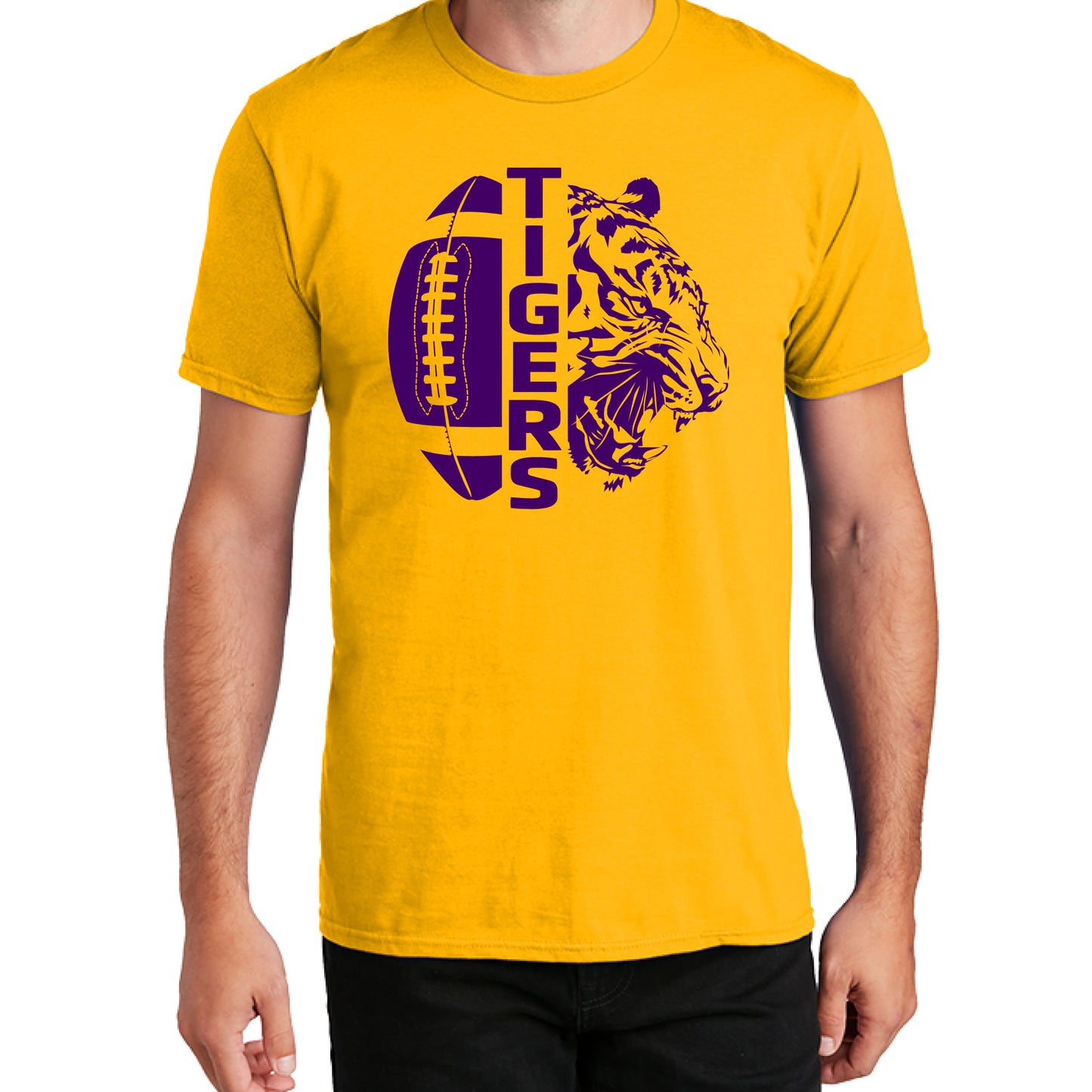 Athletic Spirit - LSU Football Fans T-Shirt