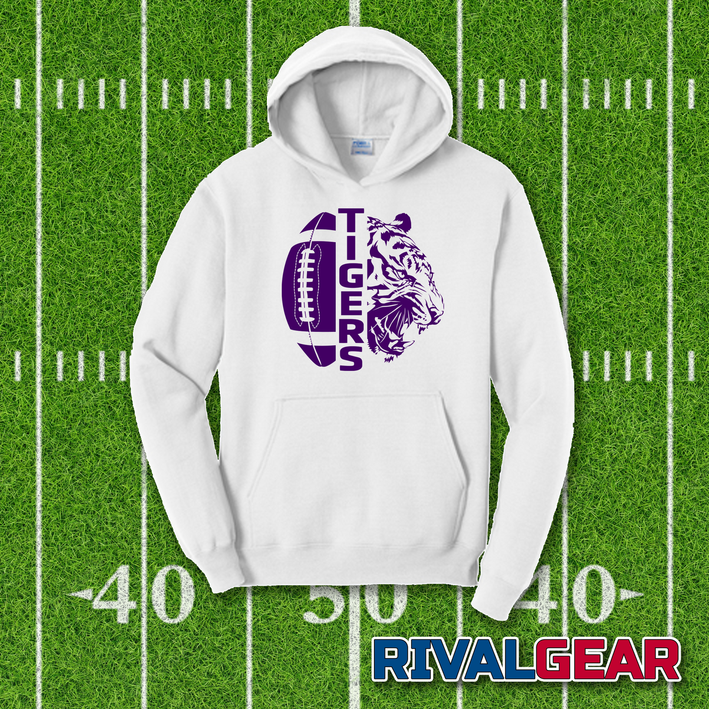 Athletic Spirit - LSU Football Fans Hoodie