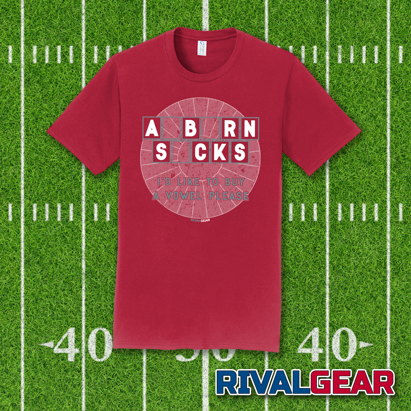 Promo Buy A Vowel T-Shirt for Alabama Football Fans (Anti-Auburn)