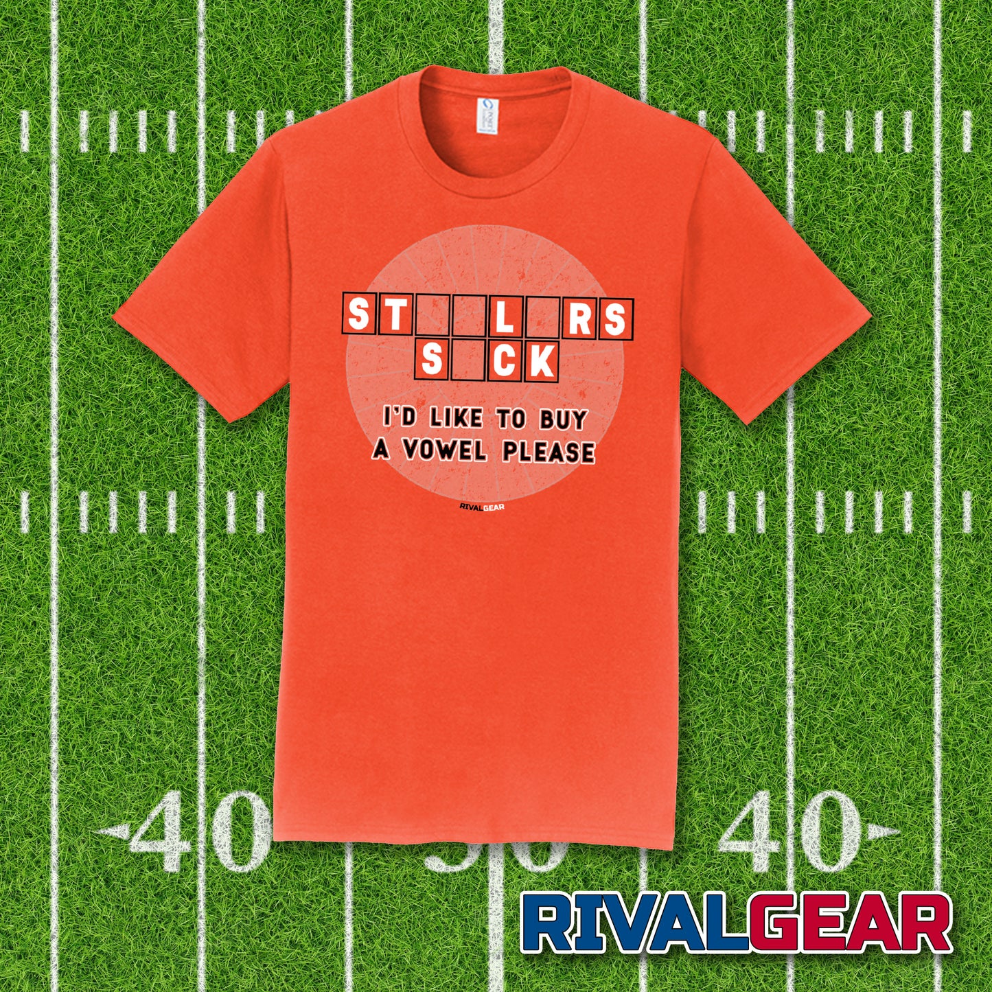 Buy A Vowel T-Shirt for Bengals Football Fans (Anti-Steelers)