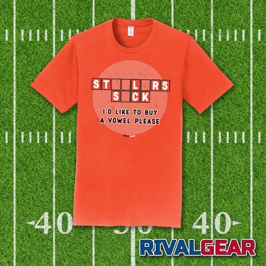 Buy A Vowel T-Shirt for Bengals Football Fans (Anti-Steelers)