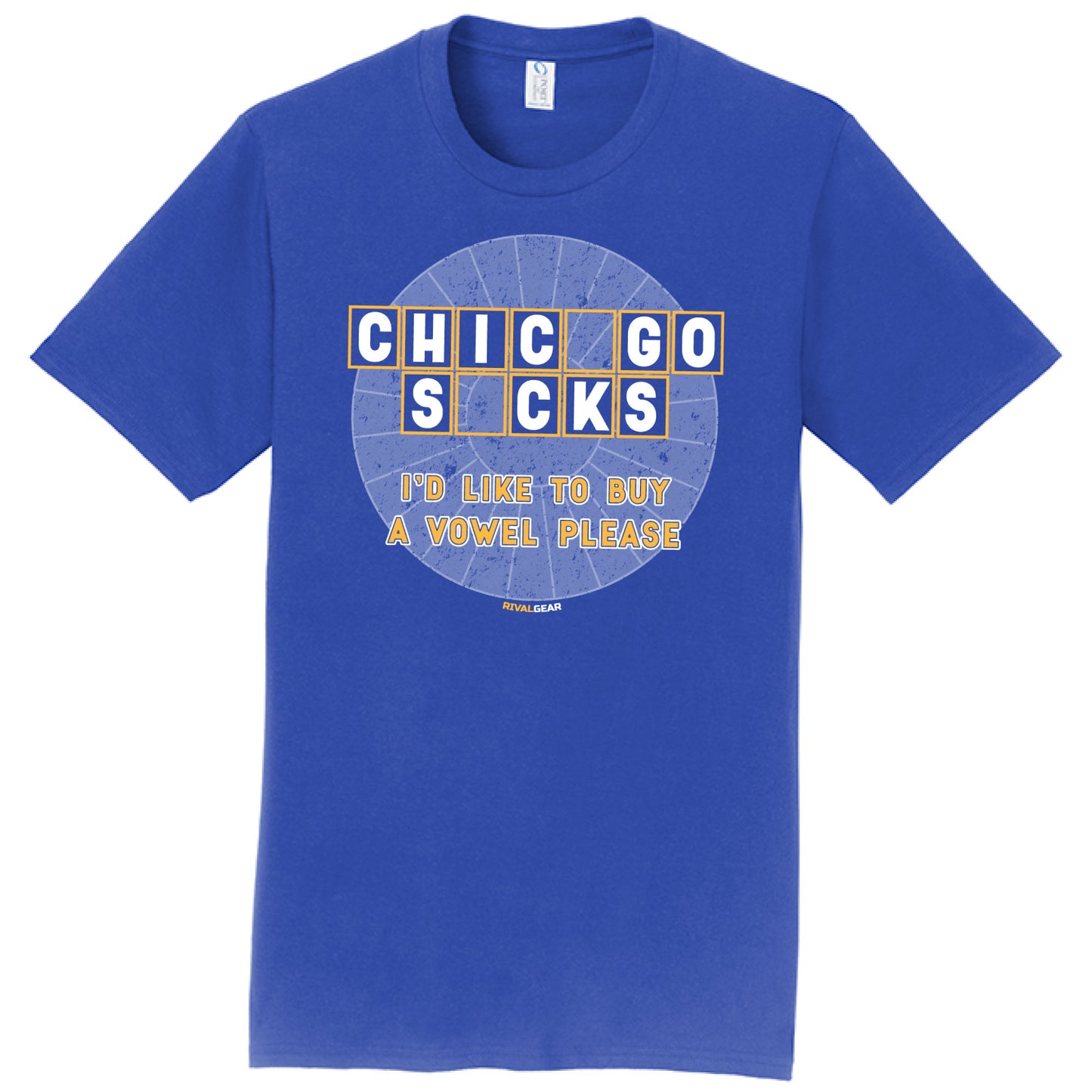 Buy A Vowel T-Shirt for Blues Hockey Fans (Anti-Chicago)