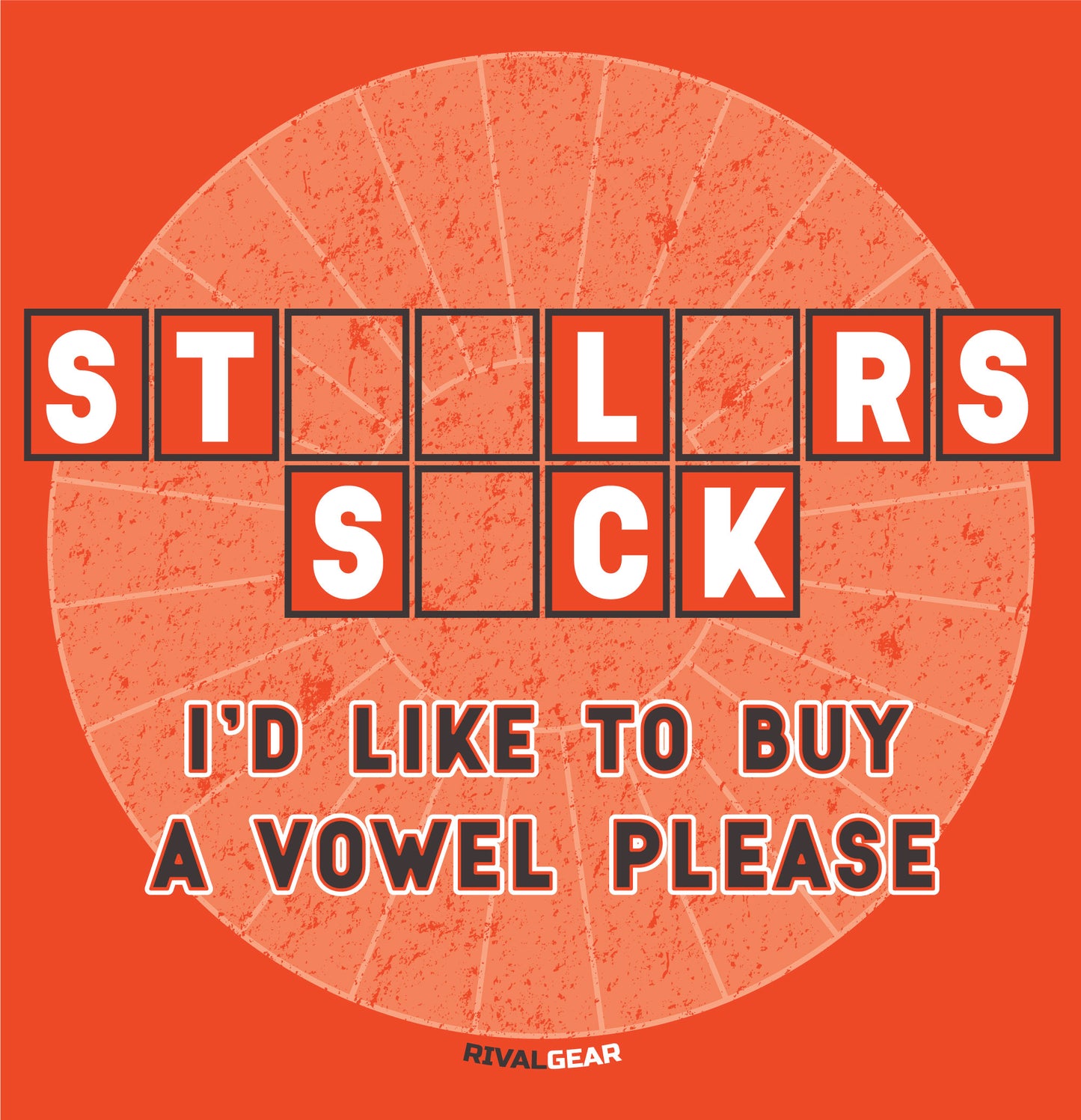 Buy A Vowel T-Shirt for Browns Football Fans (Anti-Steelers)