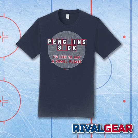 Buy A Vowel T-Shirt for Capitals Hockey Fans (Anti-Penguins)