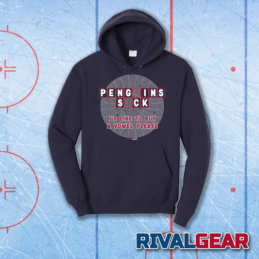 Buy A Vowel Hoodie for Capitals Hockey Fans (Anti-Penguins)