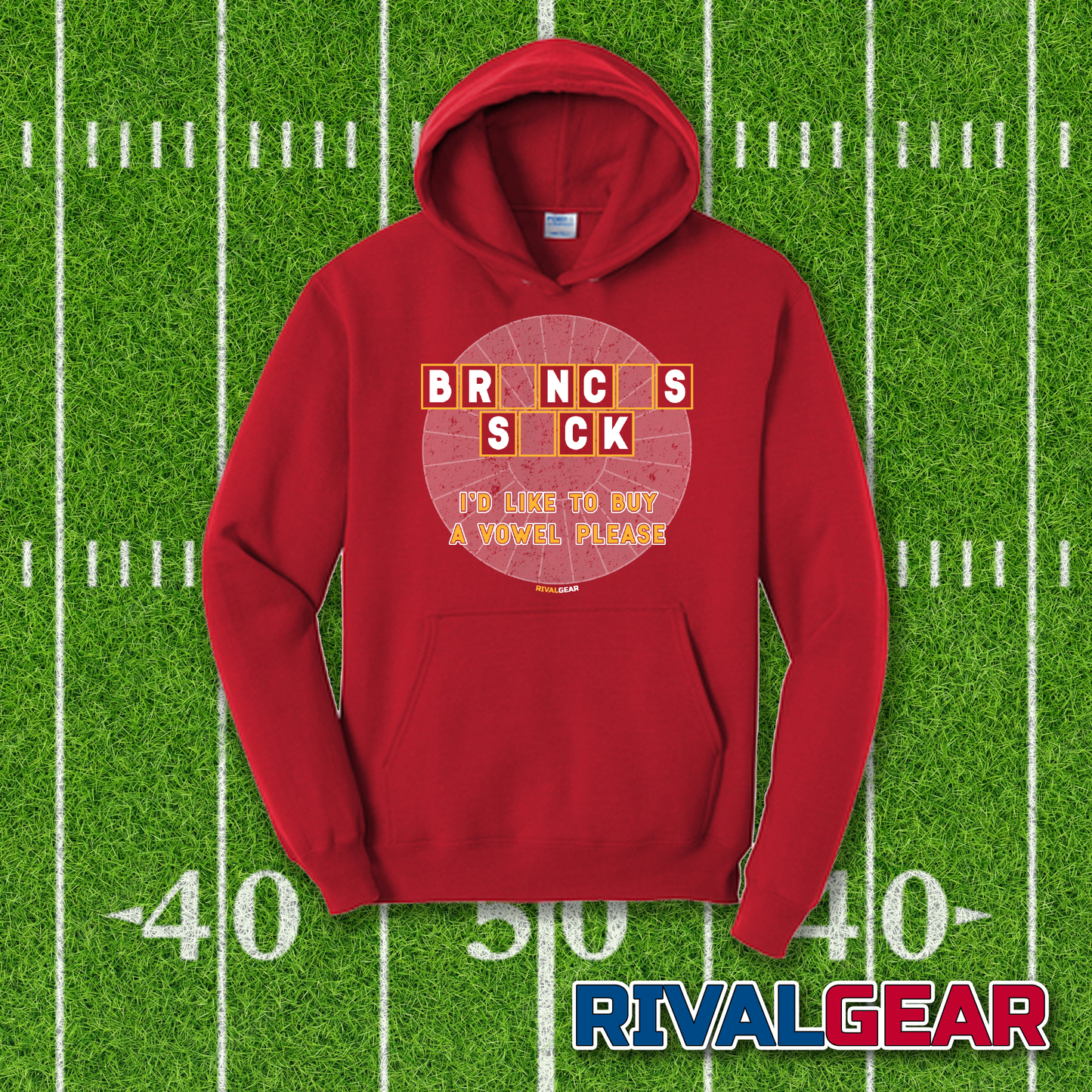 Buy A Vowel Hoodie for Chiefs Football Fans (Anti-Broncos)