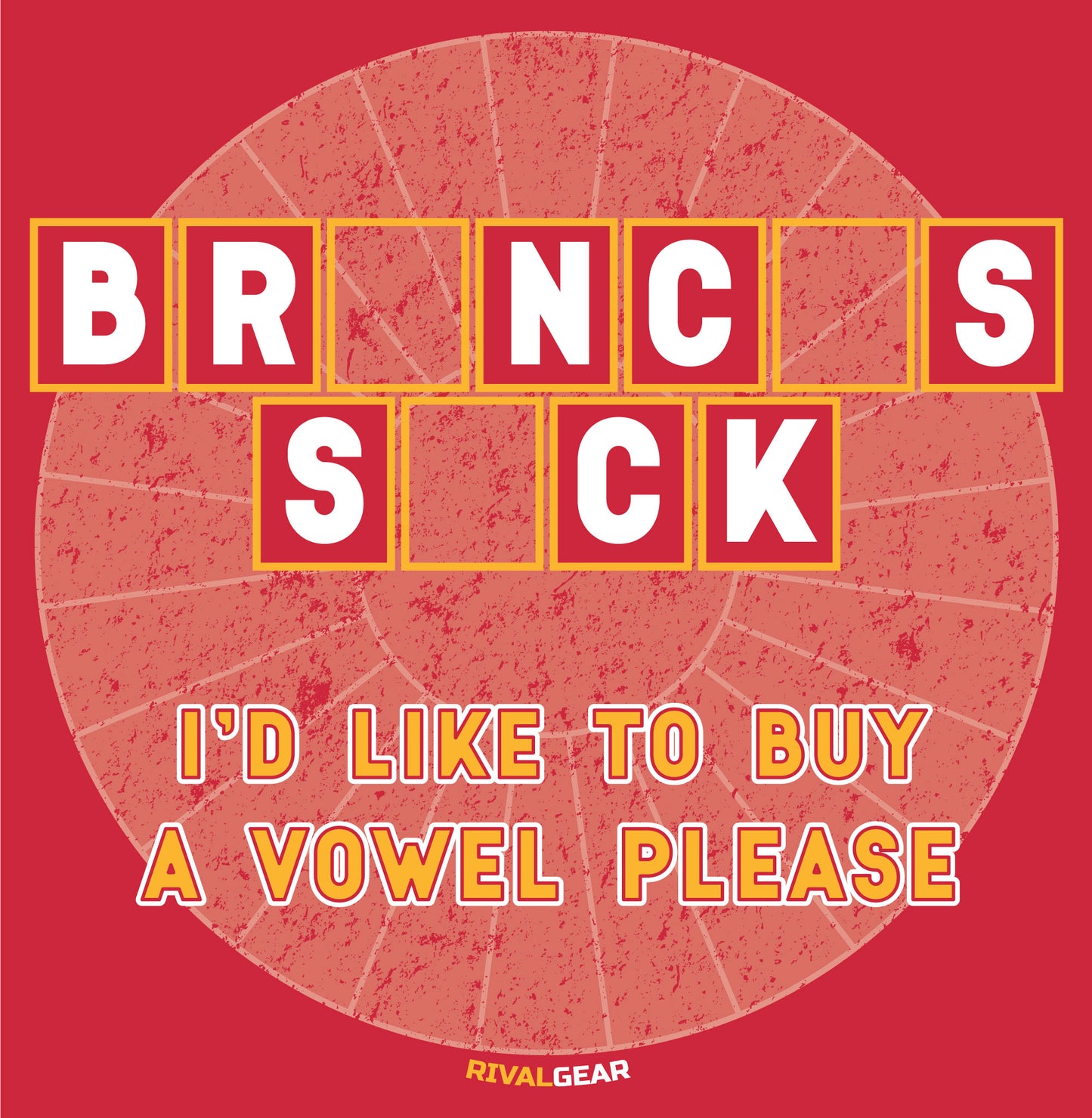 Buy A Vowel T-Shirt for Chiefs Football Fans (Anti-Broncos)