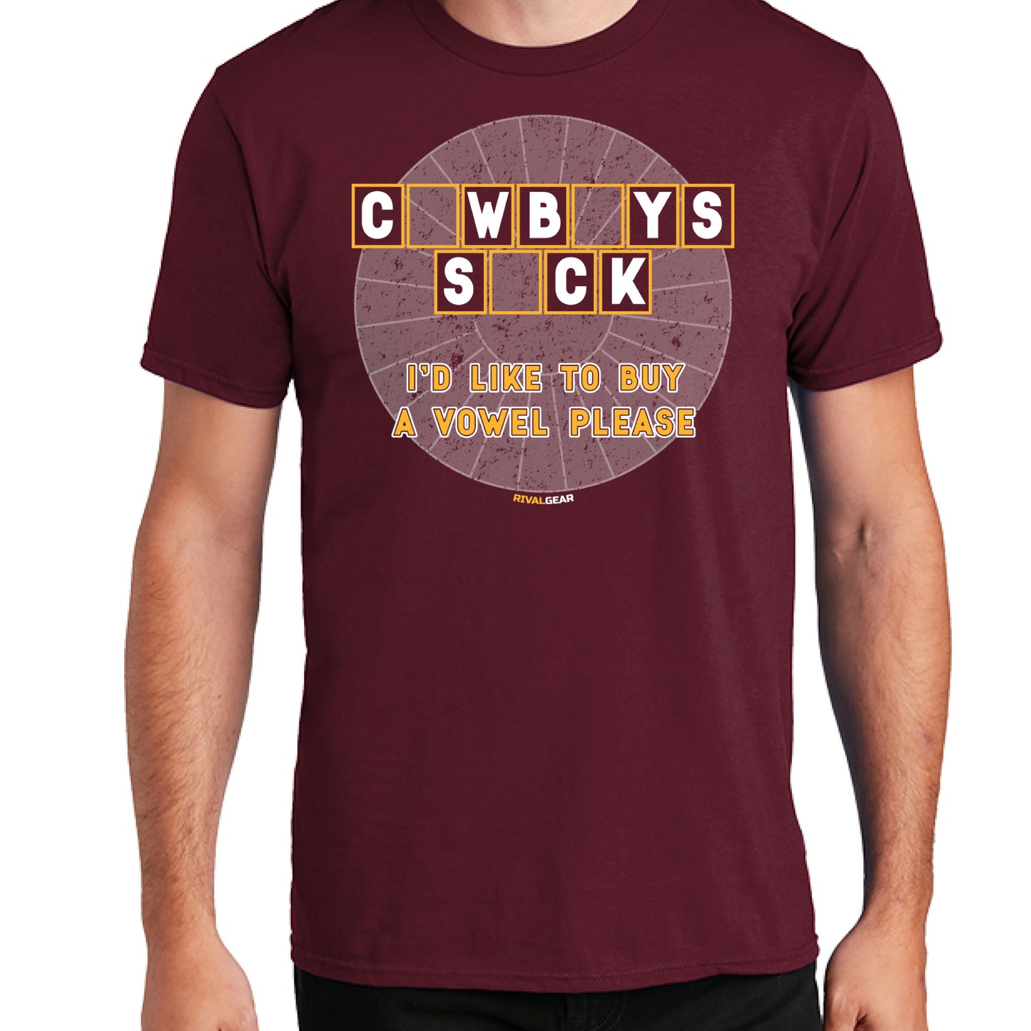 Buy A Vowel T-Shirt for Commanders Football Fans (Anti-Cowboys)