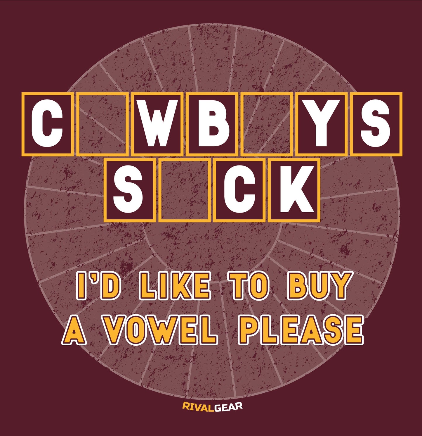 Buy A Vowel Hoodie for Commanders Football Fans (Anti-Cowboys)