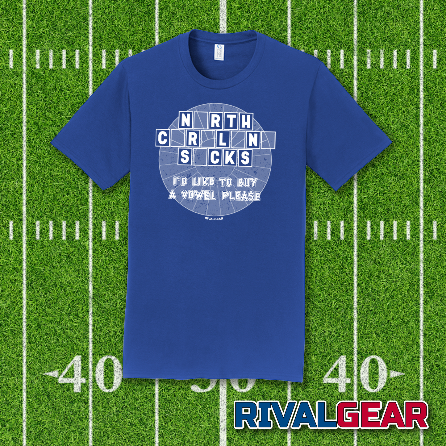 Buy A Vowel T-Shirt for Duke Football Fans (Anti-UNC)