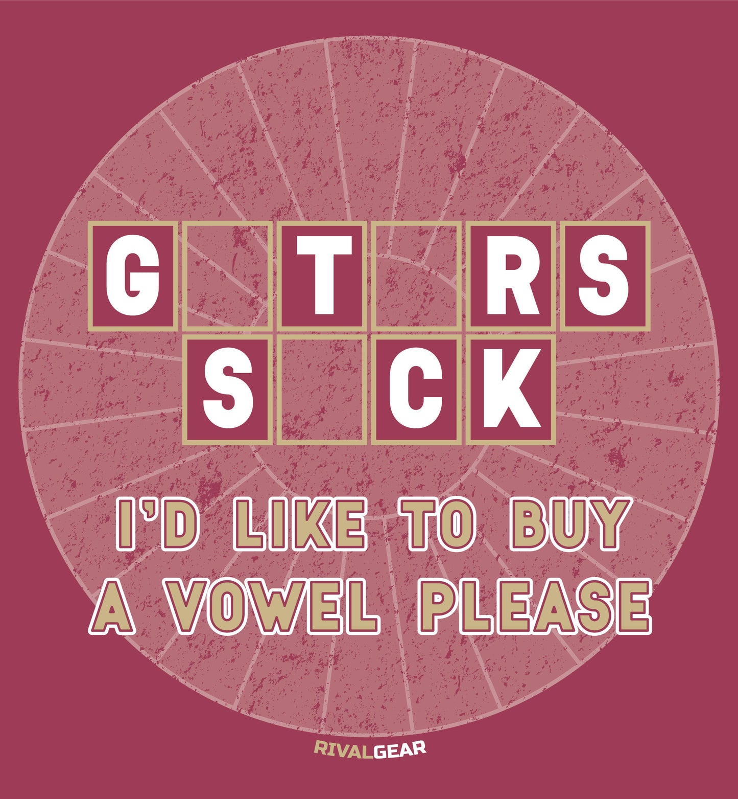 Promo Buy A Vowel T-Shirt for Florida State Football Fans (Anti-UF)