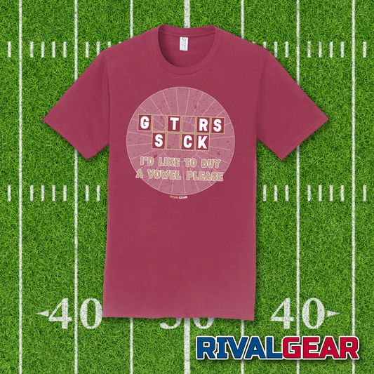 Buy A Vowel T-Shirt for Florida State Football Fans (Anti-UF)