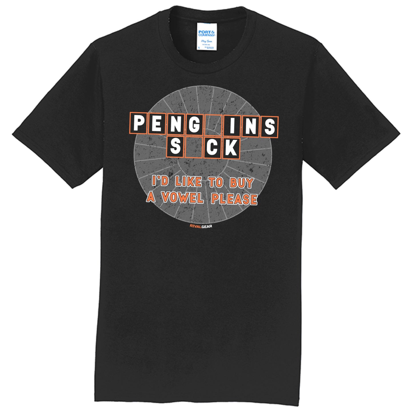 Buy A Vowel T-Shirt for Flyers Hockey Fans (Anti-Penguins)