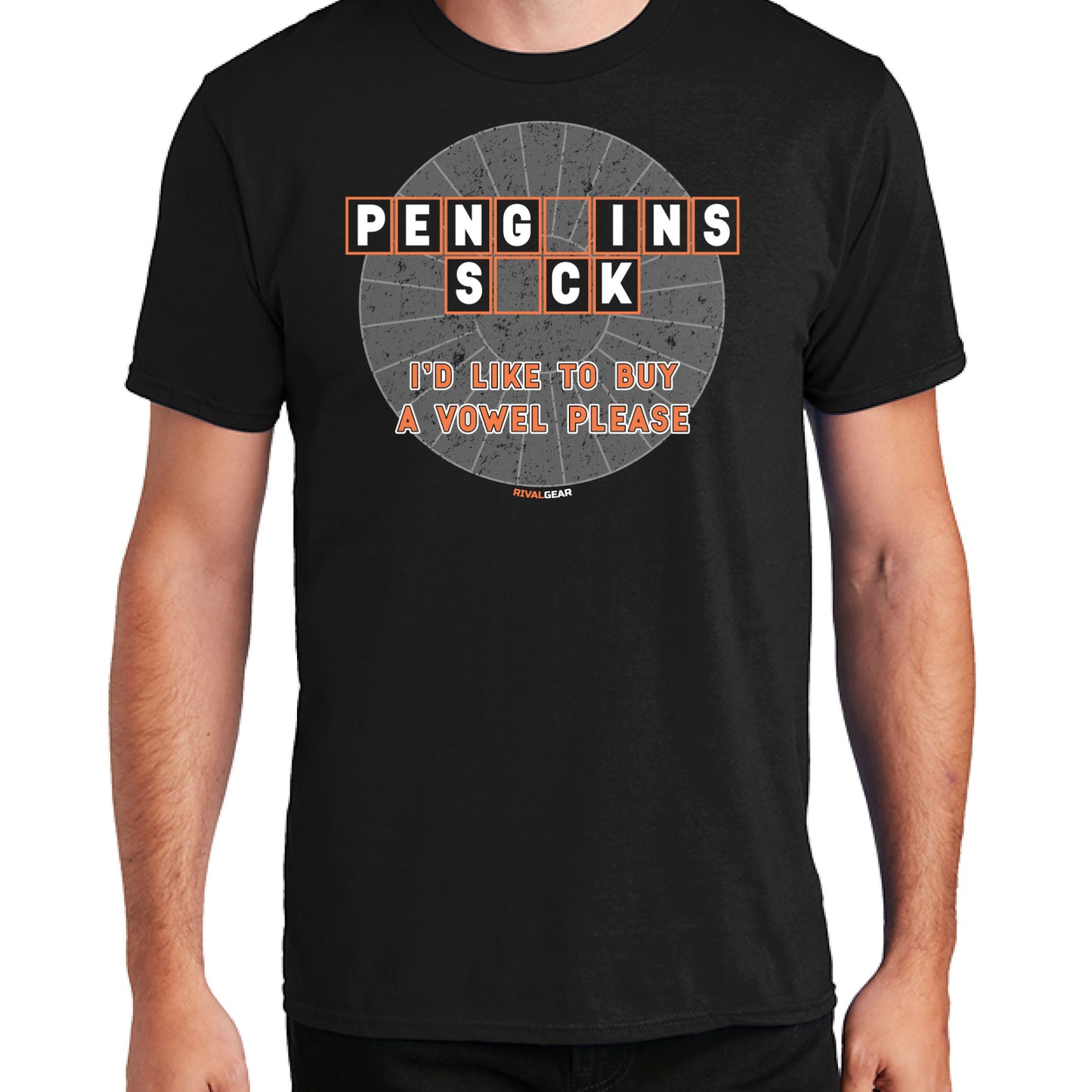 Buy A Vowel T-Shirt for Flyers Hockey Fans (Anti-Penguins)