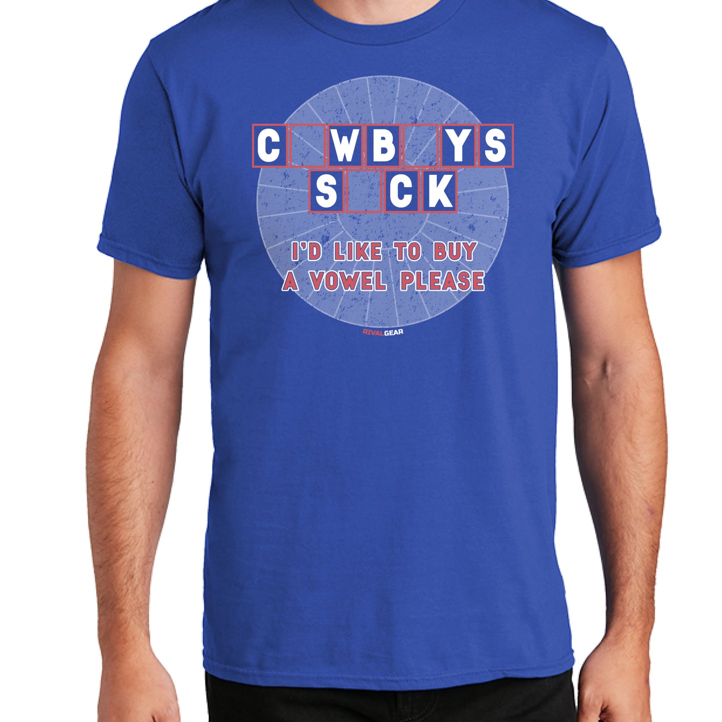 Promo Buy A Vowel T-Shirt for Giants Football Fans (Anti-Cowboys)