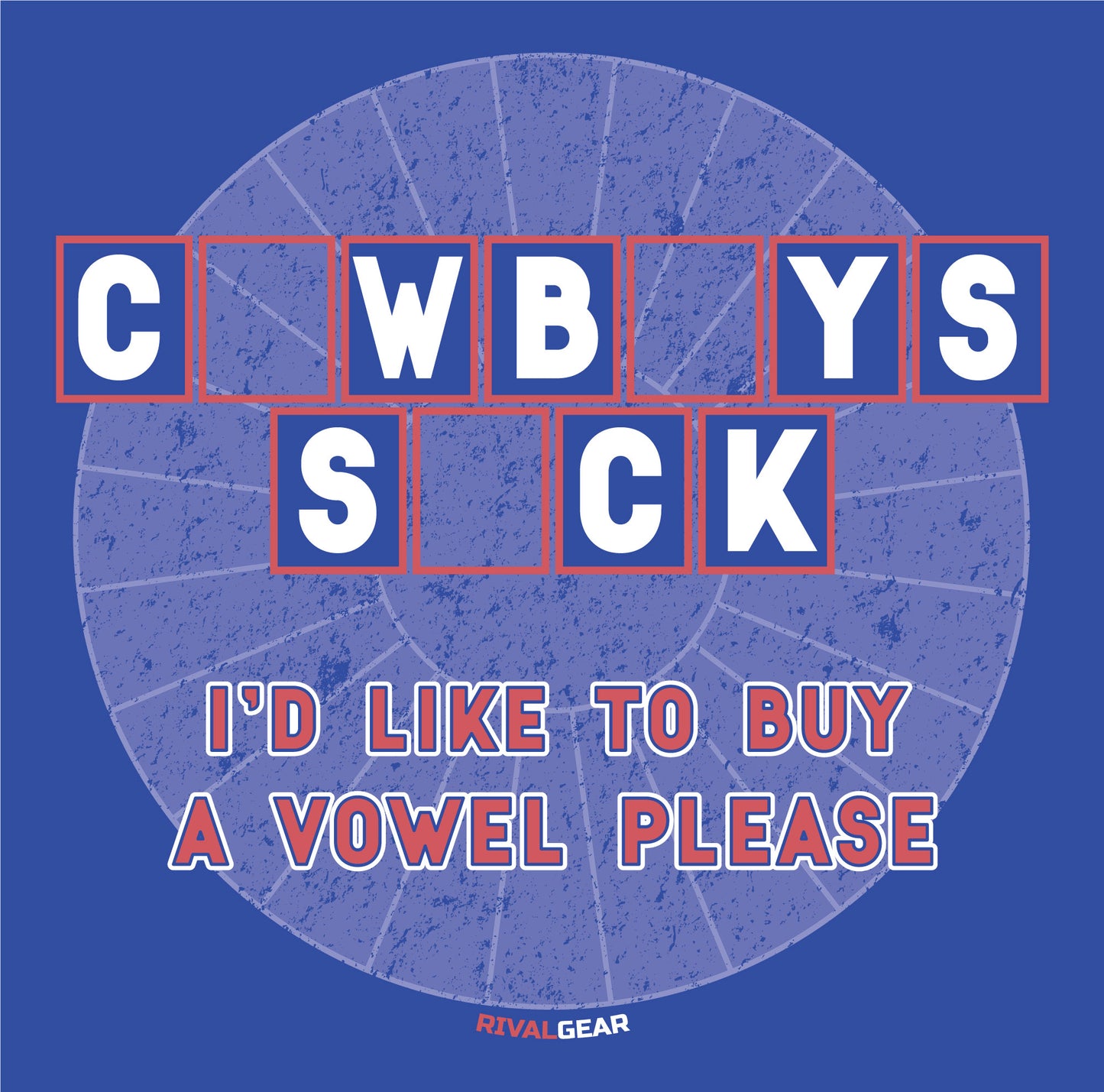 Buy A Vowel T-Shirt for Giants Football Fans (Anti-Cowboys)