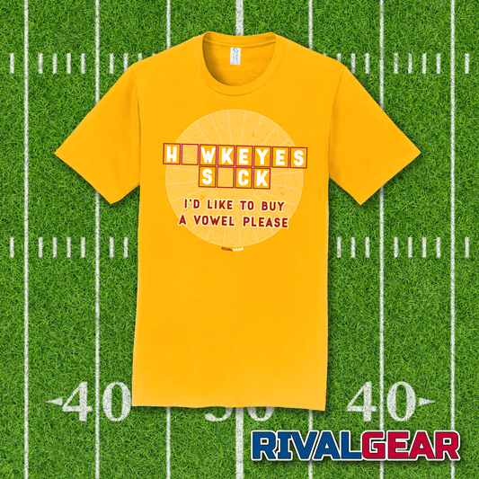 Buy A Vowel T-Shirt for Iowa State Football Fans (Anti-Iowa)