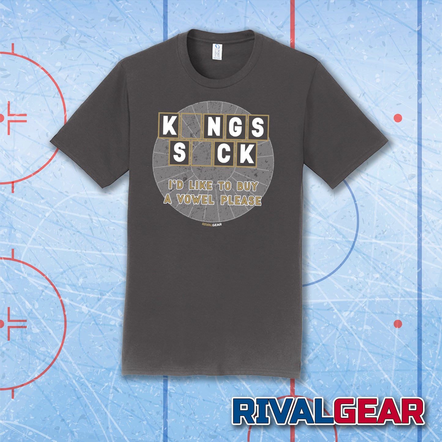 Buy A Vowel T-Shirt for Knights Hockey Fans (Anti-Kings)