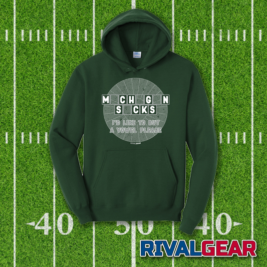 Buy A Vowel Hoodie for Michigan State Football Fans (Anti-Michigan)