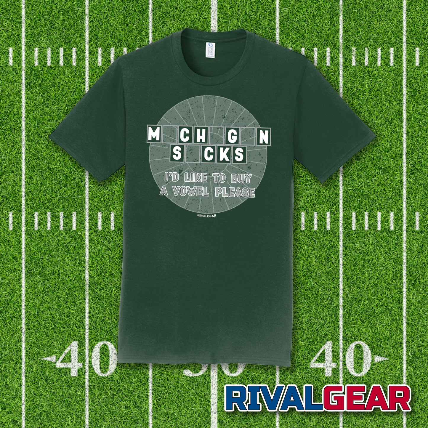 Buy A Vowel T-Shirt for Michigan State Football Fans (Anti-Michigan)