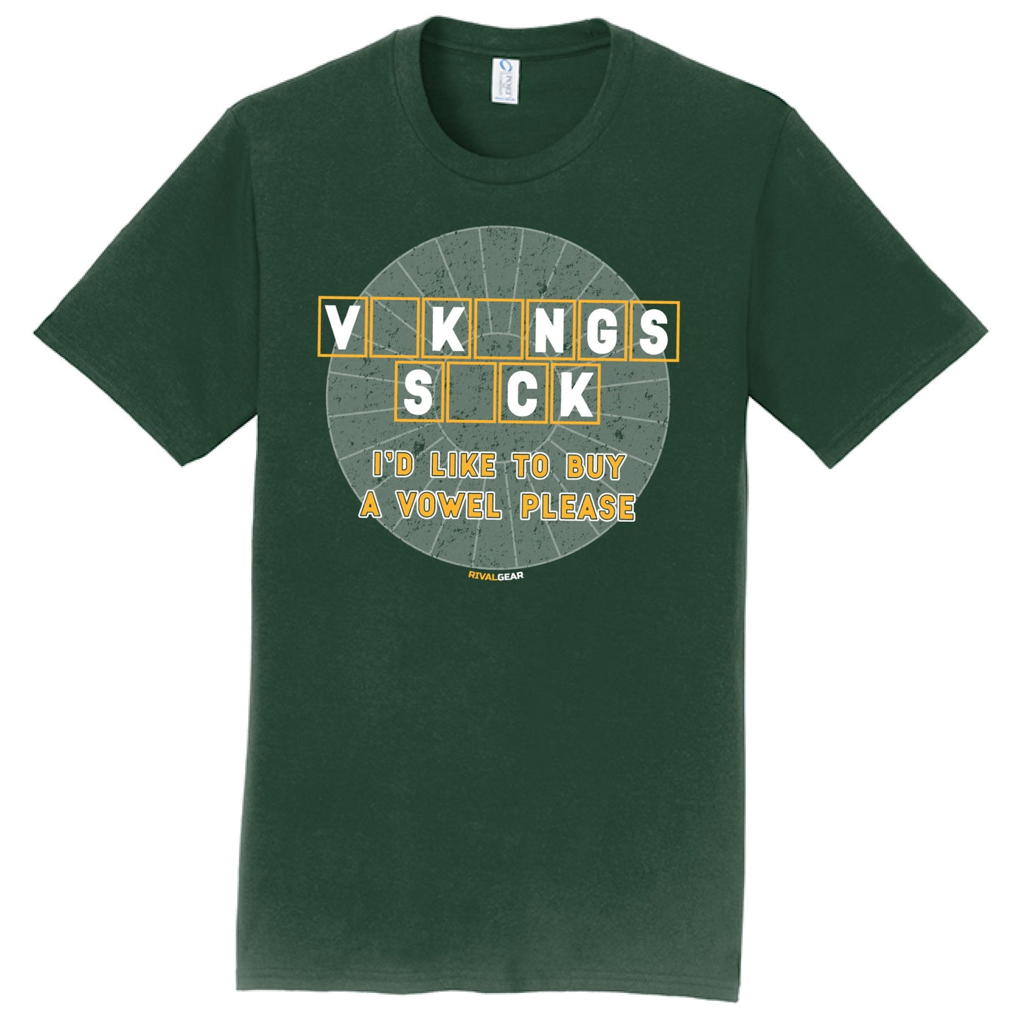 Buy A Vowel T-Shirt for Packers Football Fans (Anti-Vikings)