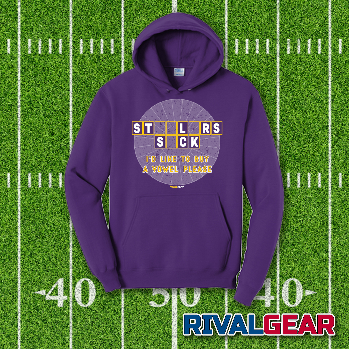 Buy A Vowel Hoodie for Ravens Football Fans (Anti-Steelers)