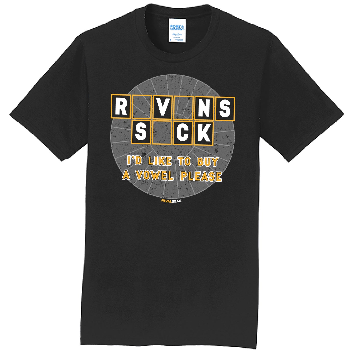 Buy A Vowel T-Shirt for Steelers Football Fans (Anti-Ravens)