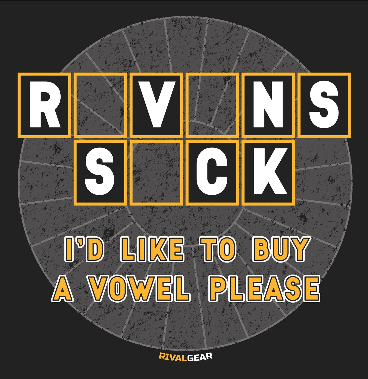 Buy A Vowel T-Shirt for Steelers Football Fans (Anti-Ravens)