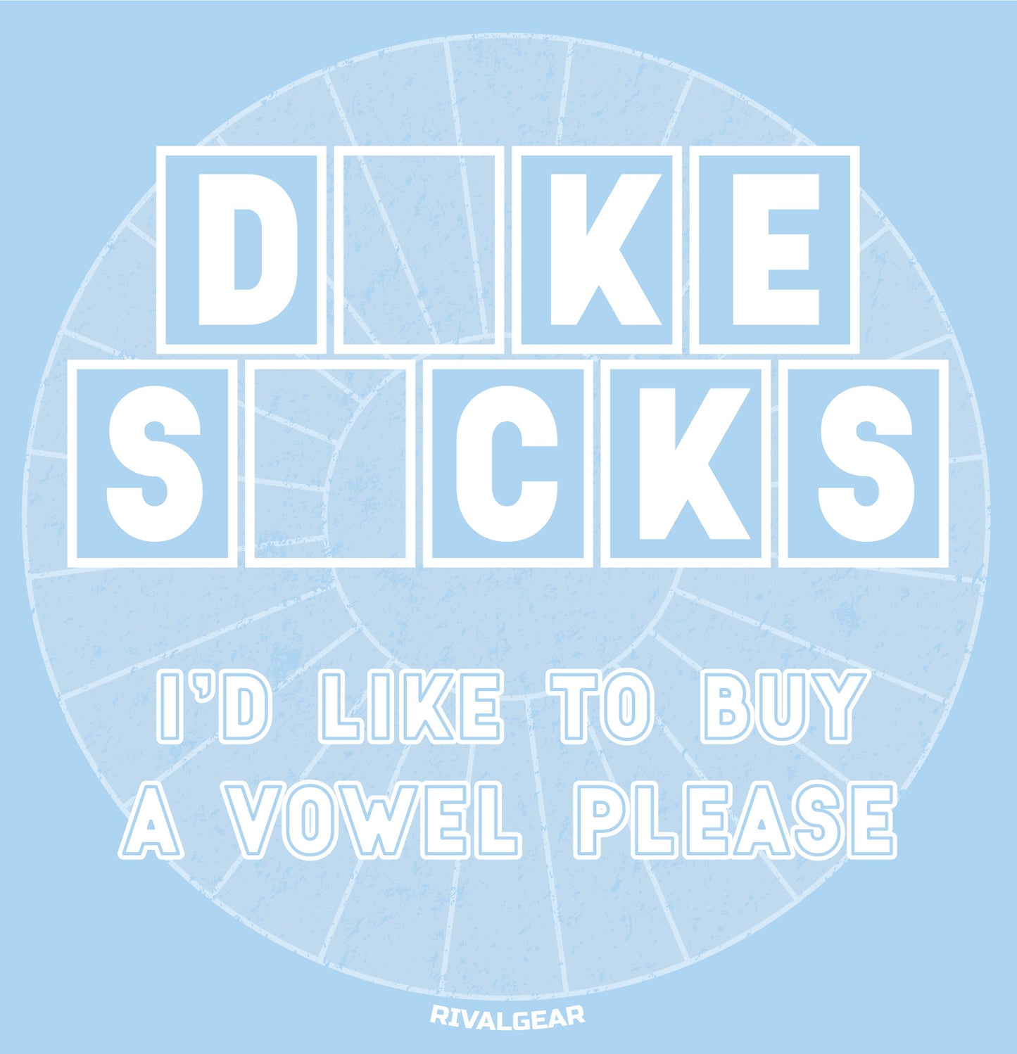 Buy A Vowel T-Shirt for North Carolina Football Fans (Anti-Duke)