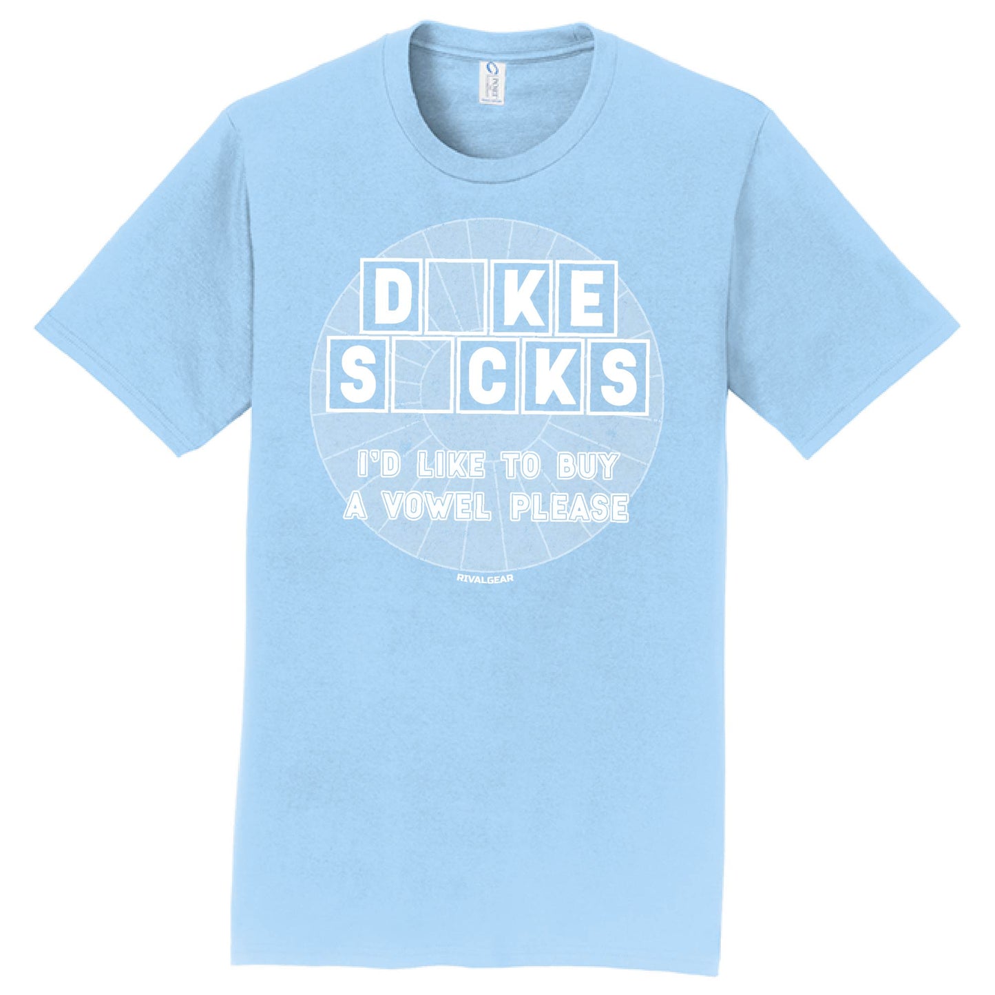 Buy A Vowel T-Shirt for North Carolina Football Fans (Anti-Duke)