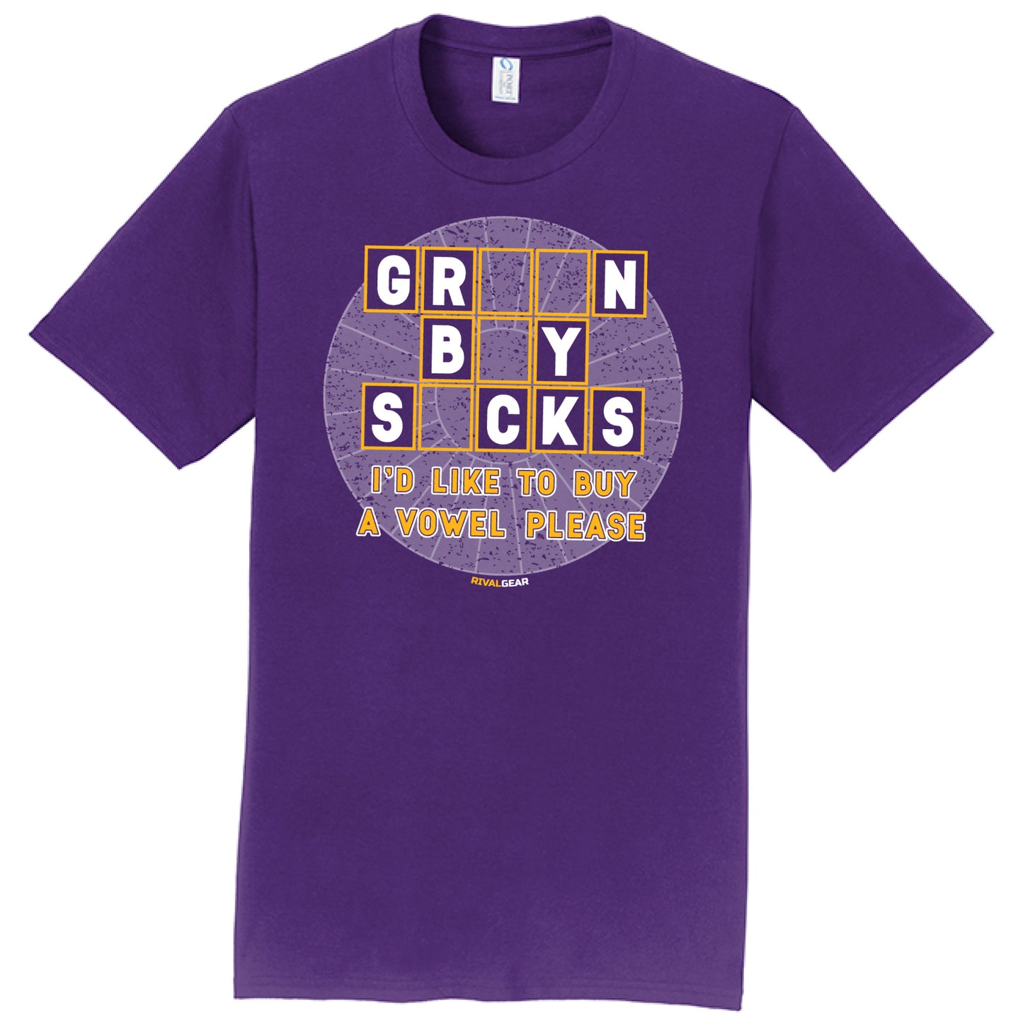 Buy A Vowel T-Shirt for Vikings Football Fans (Anti-Packers)