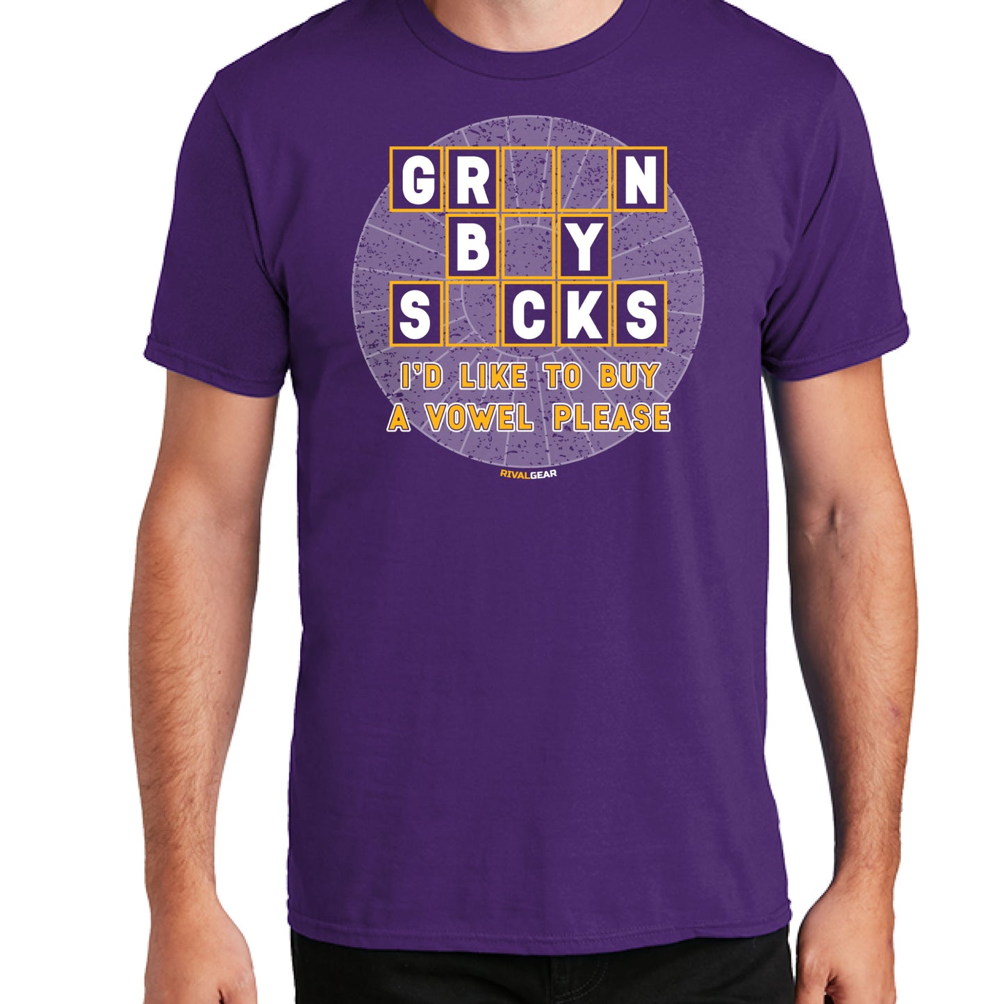 Buy A Vowel T-Shirt for Vikings Football Fans (Anti-Packers)