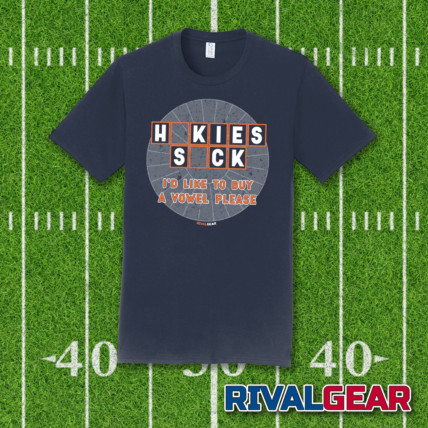 Buy A Vowel T-Shirt for Virginia Football Fans (Anti-VT)