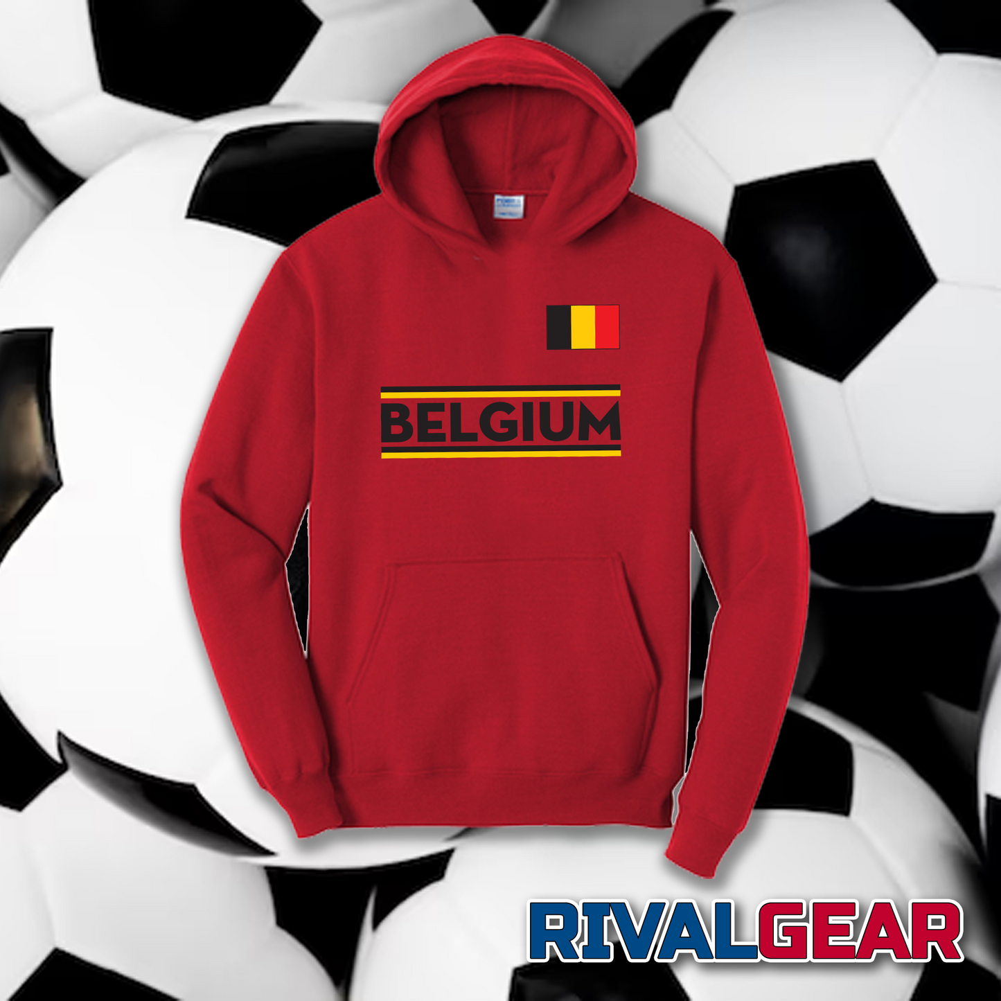 Belgium FIFA Soccer Fans Hoodie