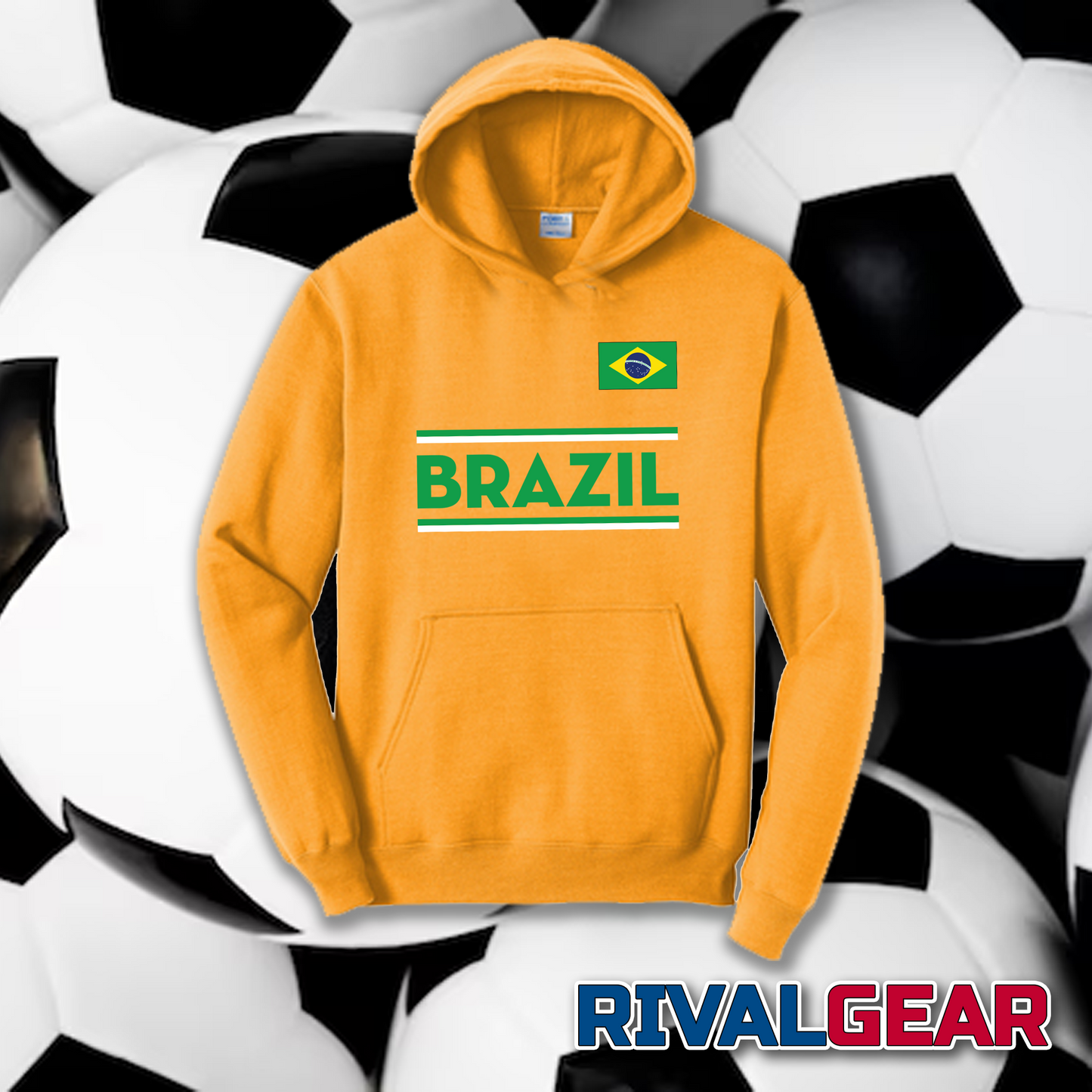 Brazil FIFA Soccer Fans Hoodie