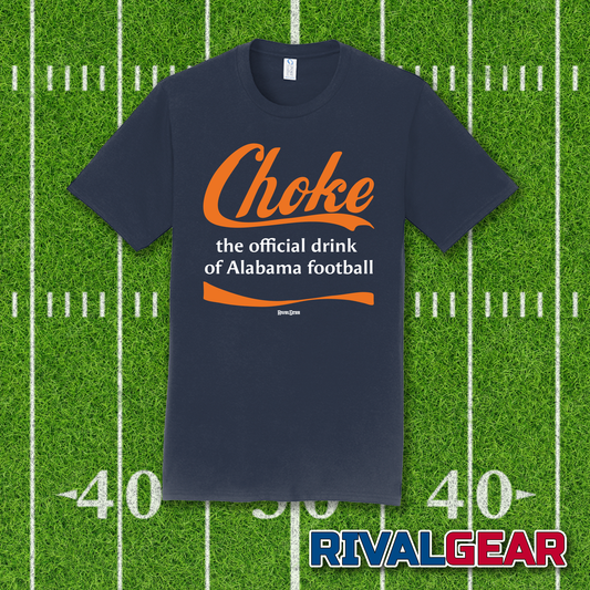 Choke T-Shirt for Auburn Football Fans (Anti-Alabama)